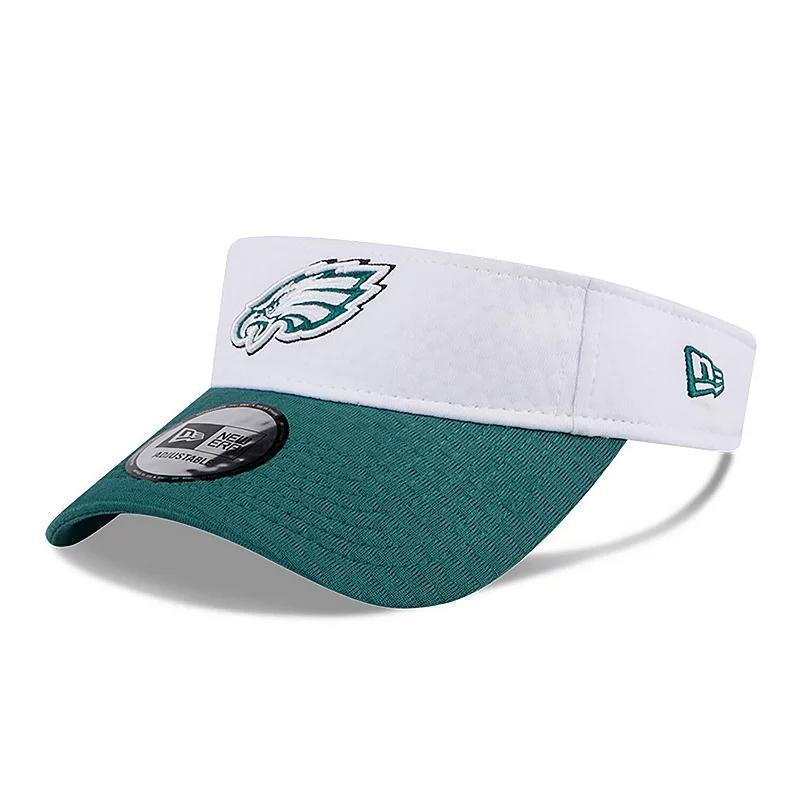 New Era Mens White Philadelphia Eagles 2024 Nfl Training Camp Adjustable Visor - White Product Image