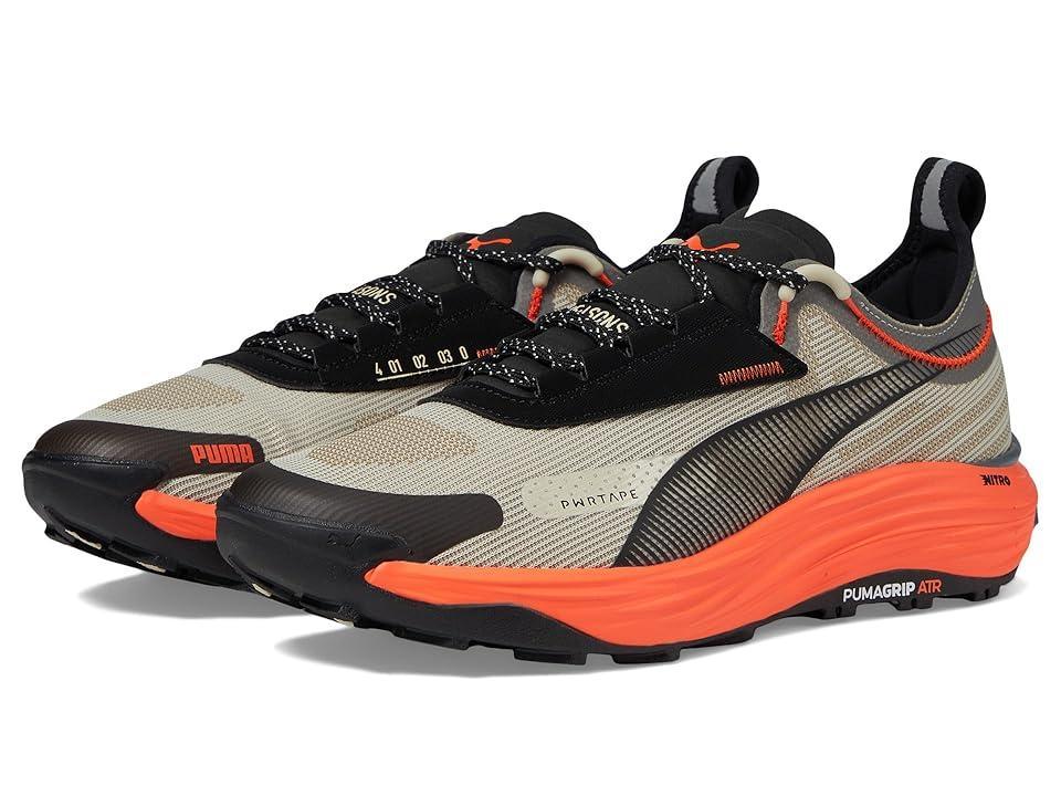 PUMA Voyage Nitro 3 Tech (Desert Dust/Flame Flicker/Puma ) Men's Running Shoes Product Image