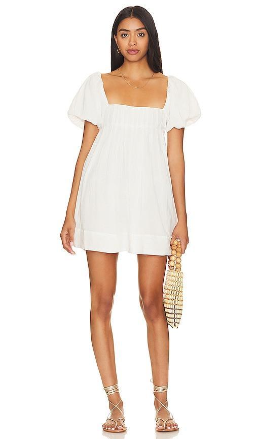 Free People free-est Marina Tie Back Cotton Crinkle Babydoll Dress Product Image