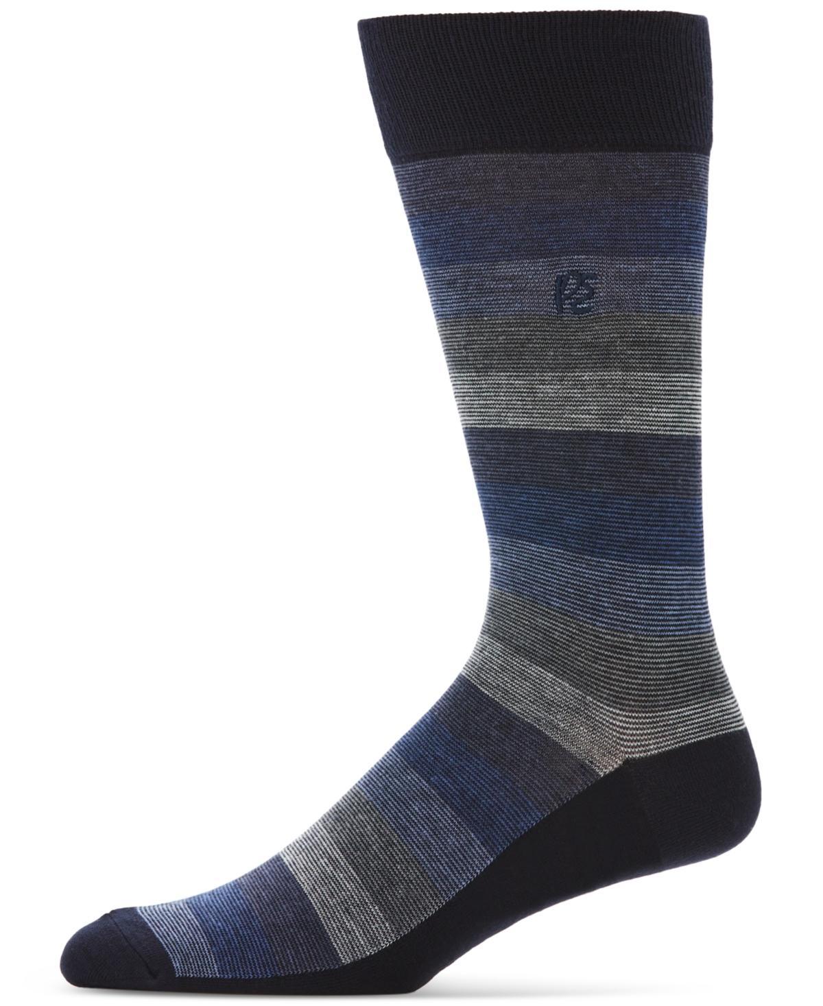 Perry Ellis Portfolio Mens Ombre Stripe Dress Socks Product Image