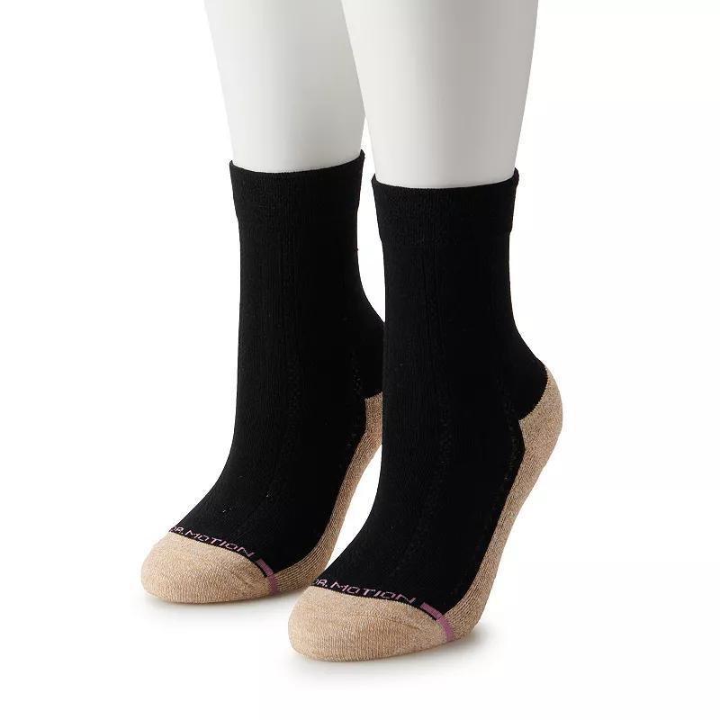 Womens Dr. Motion Comfort Top Copper-Infused Crew Socks Product Image