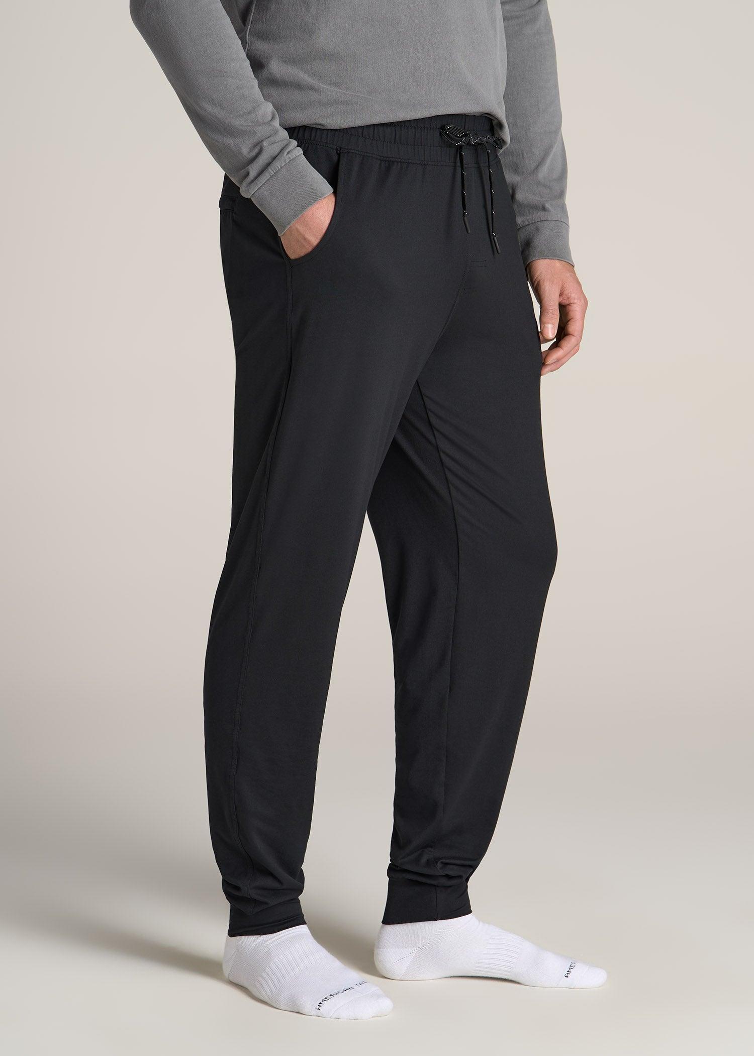 Weekender Stretch Lounge Joggers for Tall Men in Black Male Product Image