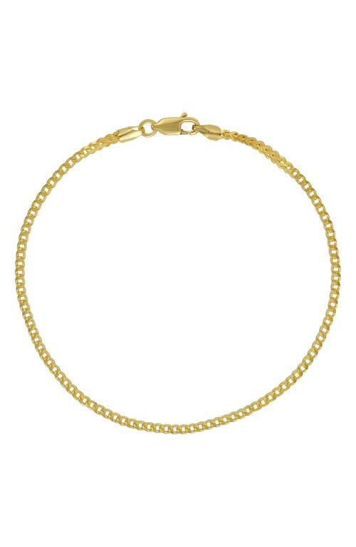 Bony Levy Mens 14K Gold Curb Chain Bracelet Product Image