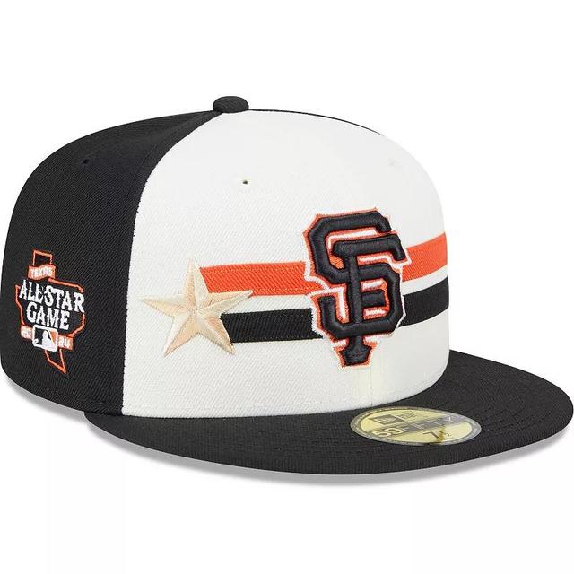 Mens New Era Cream/Black San Francisco Giants 2024 MLB All-Star Game Workout 59FIFTY Fitted Hat Product Image