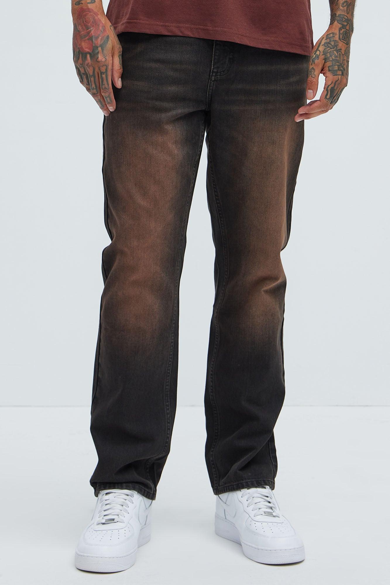 Vito Straight Jeans - Brown Product Image