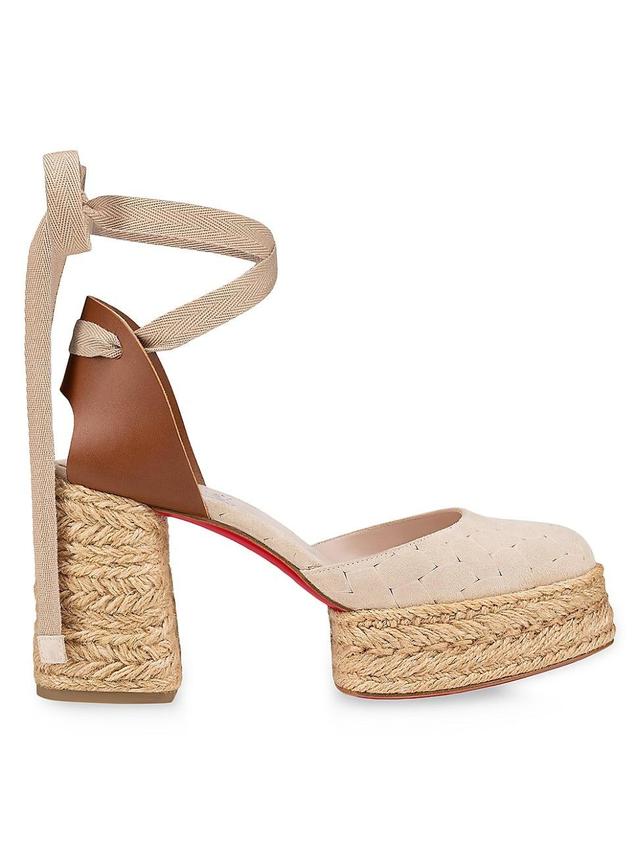 Womens Brigissima Leather 85MM Espadrilles Product Image