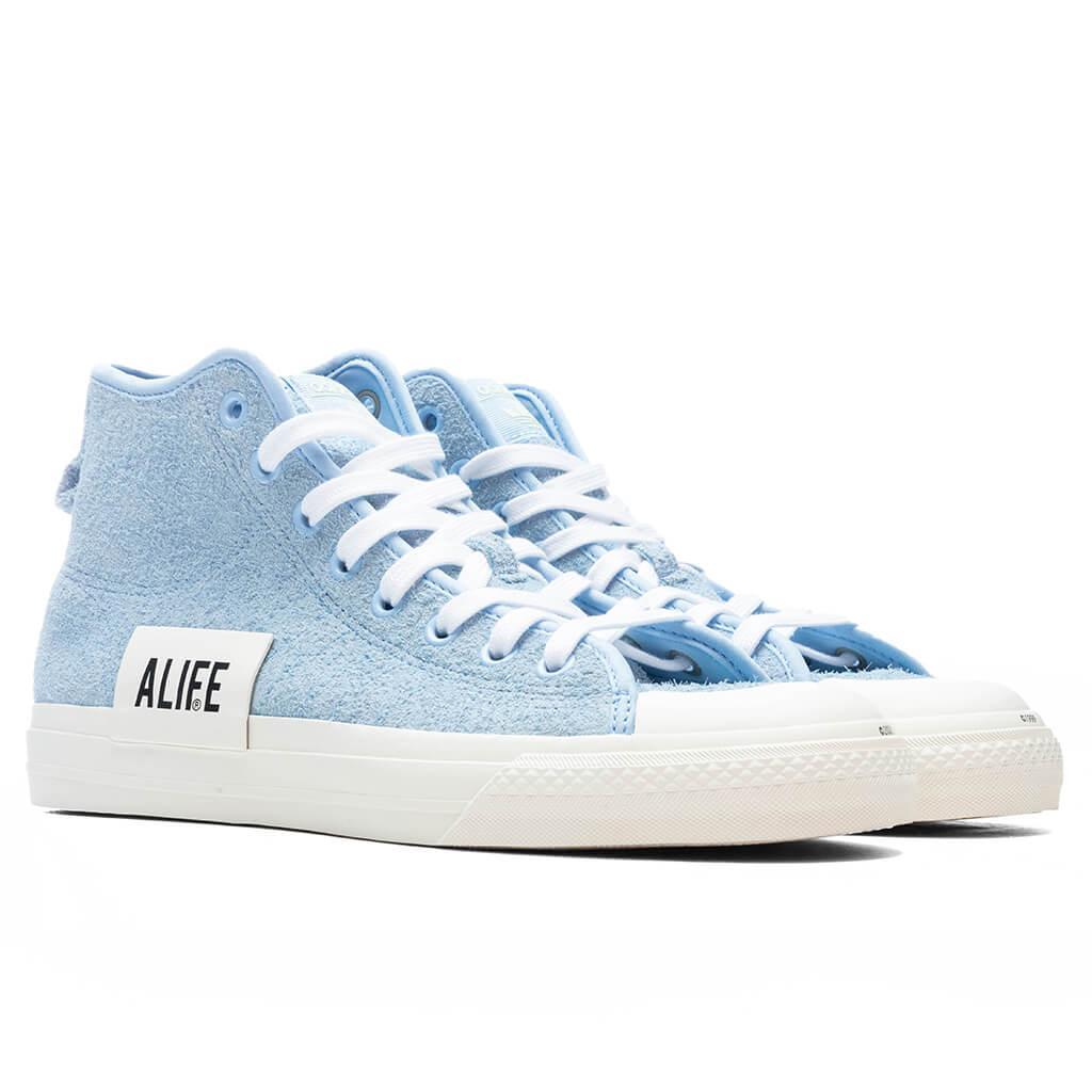 Adidas Originals x Alife Nizza Hi - Clear Sky/Off White Male Product Image