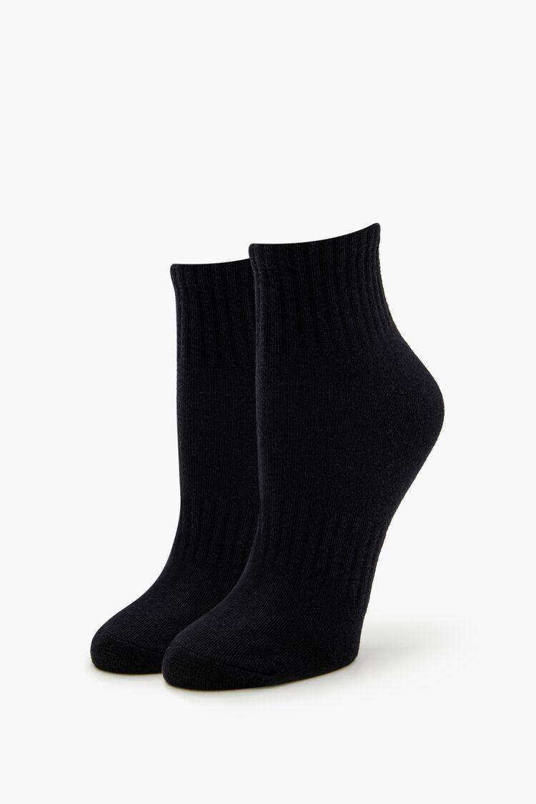 Ribbed Quarter Socks | Forever 21 Product Image