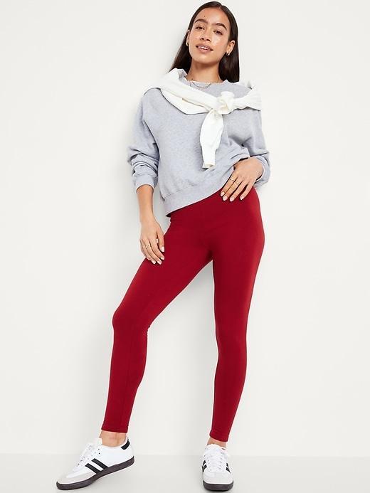 High-Waisted Fleece-Lined Leggings Product Image