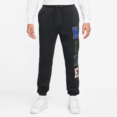 Nike Mens Nike Club Basketball Pants - Mens Black/Black Product Image