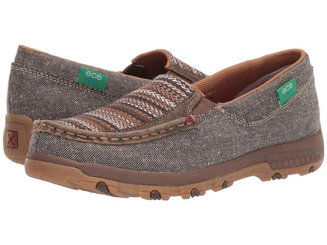 Twisted X WXC0006 Slip-On Driving Moc with CellStretch(r) (Bomber/Multi) Women's Shoes Product Image