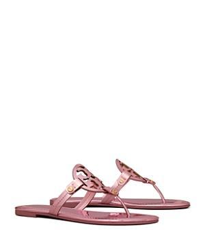 Womens Miller Patent Leather Thong Sandals Product Image