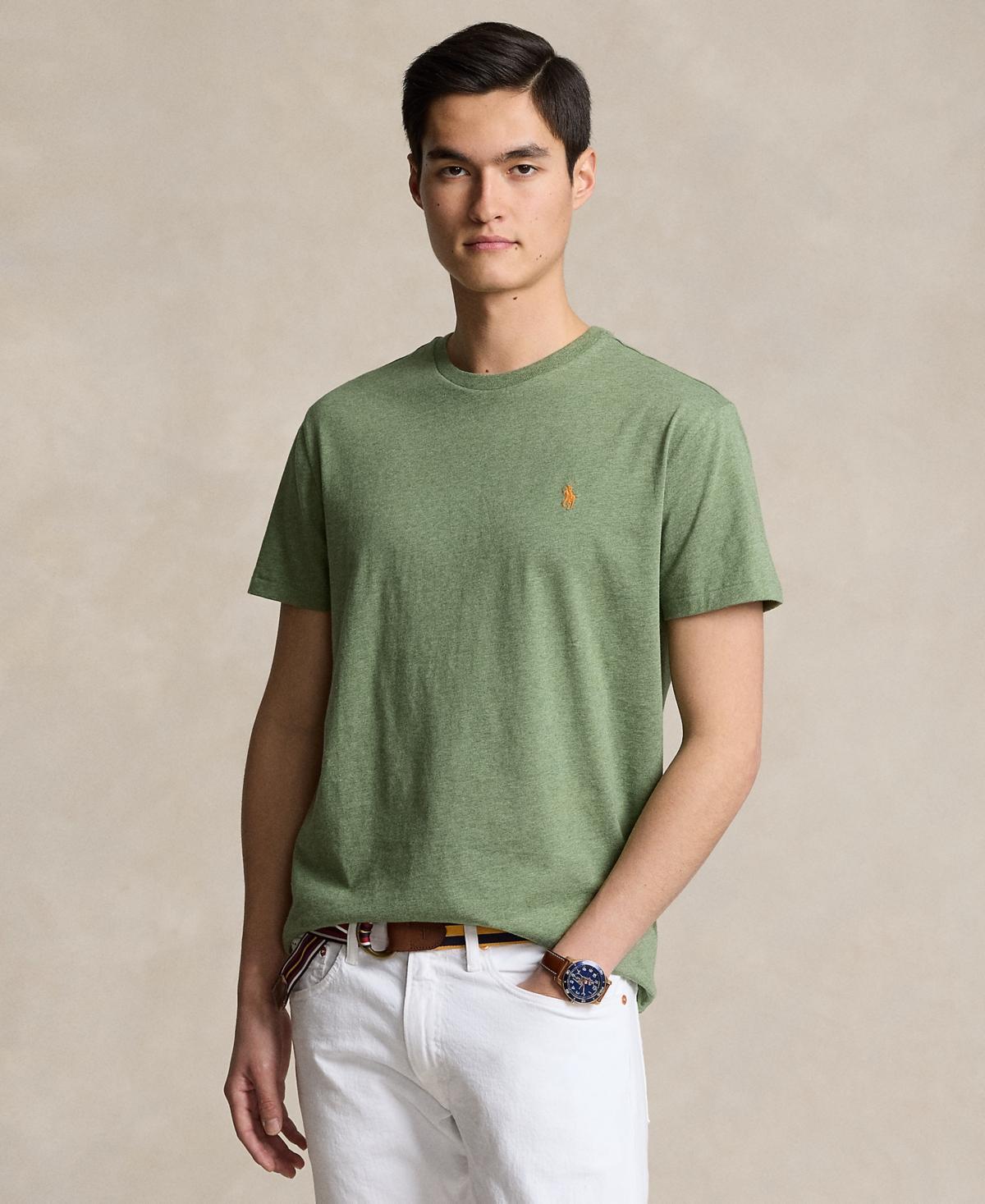 Polo Ralph Lauren Mens Classic-Fit Jersey Crewneck T-Shirt Product Image