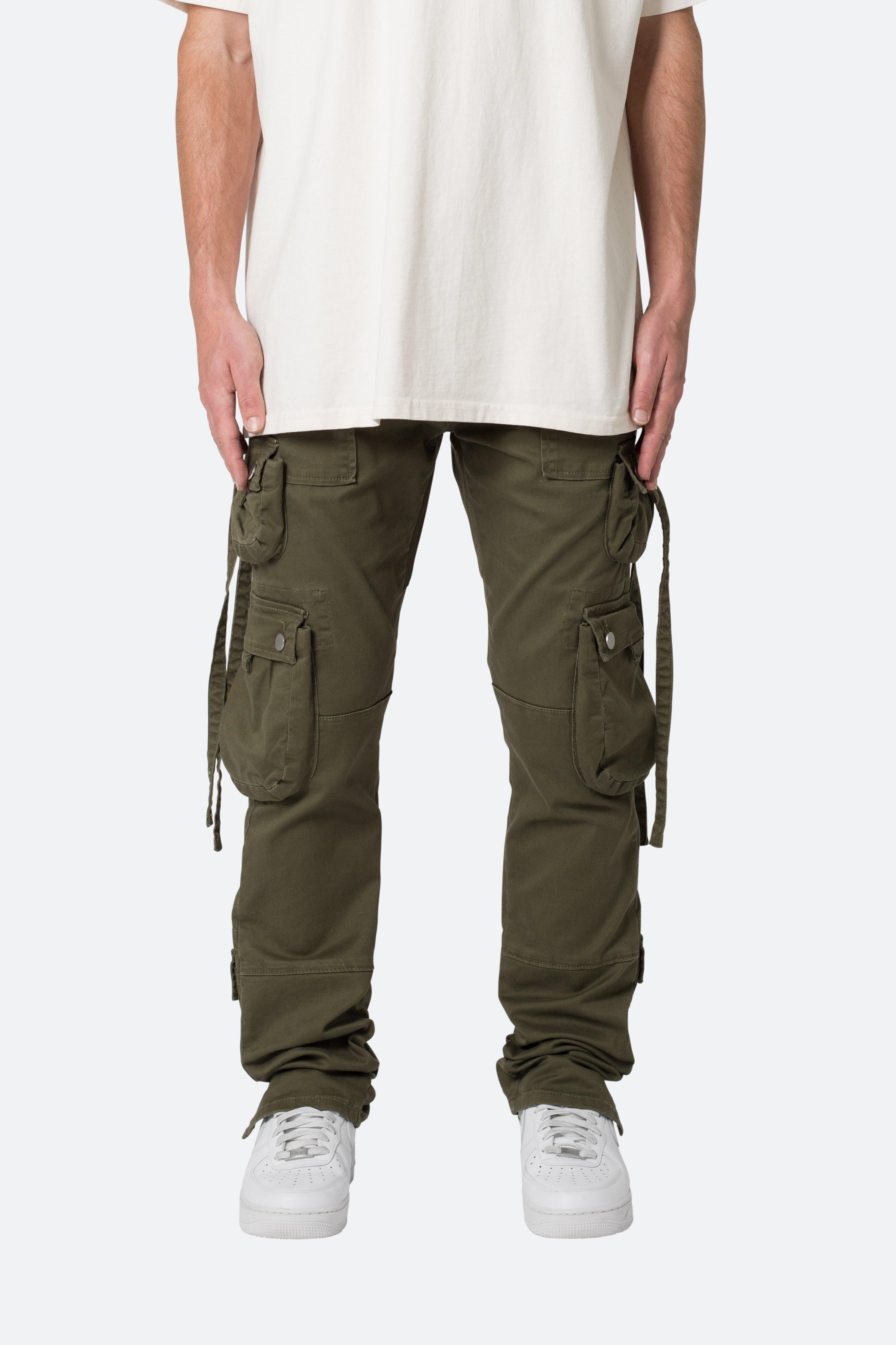 D152 Cargo Pants - Olive Product Image