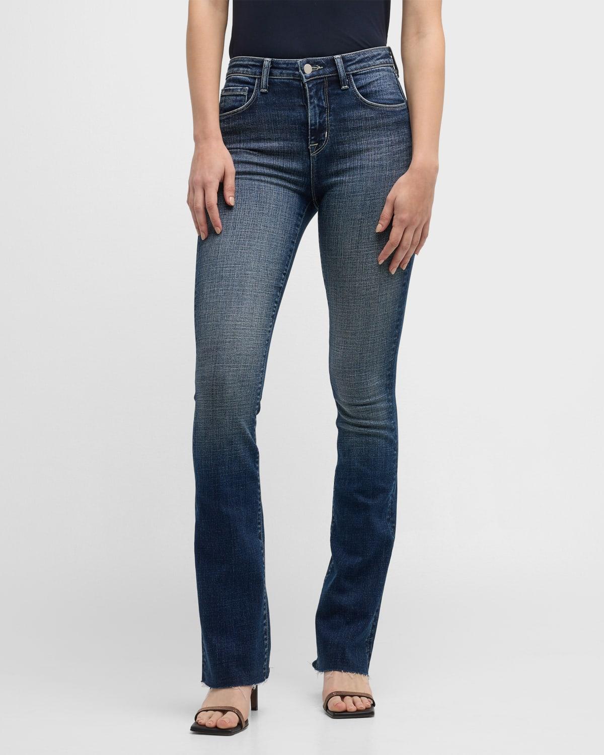 Womens Ruth Mid-Rise Stretch Flare Jeans Product Image