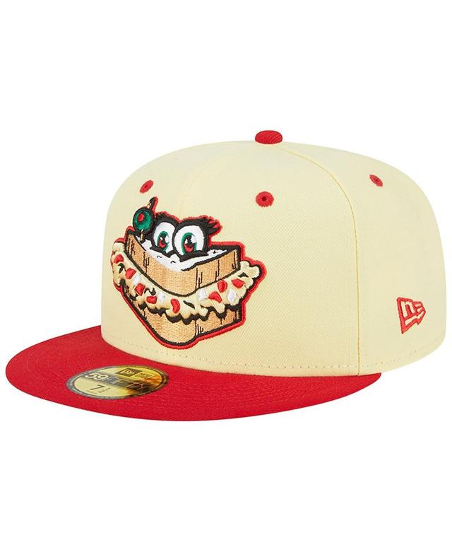 Mens New Era Yellow Augusta GreenJackets Theme Nights Augusta Pimento Cheese  59FIFTY Fitted Hat Product Image