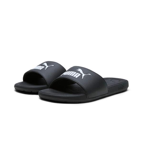 PUMA Cool Cat 2.0 Women's Slides in Black/White Product Image