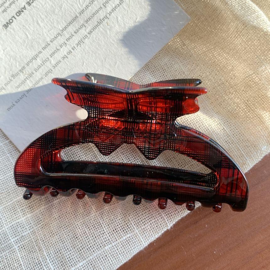 Plaid Hair Claw / Hair Clip Product Image