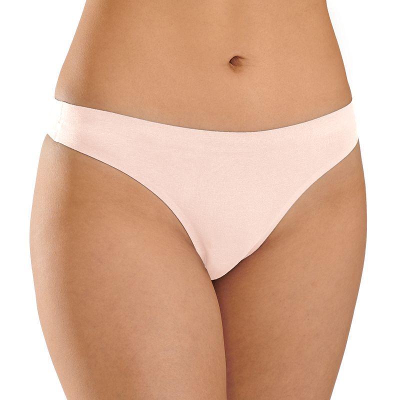 Juniors SO Bonded Cotton Thong Panty SO83-005, Womens Product Image