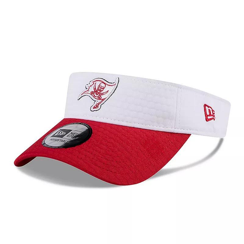 Mens New Era /Red Tampa Bay Buccaneers 2024 NFL Training Camp Adjustable Visor Product Image