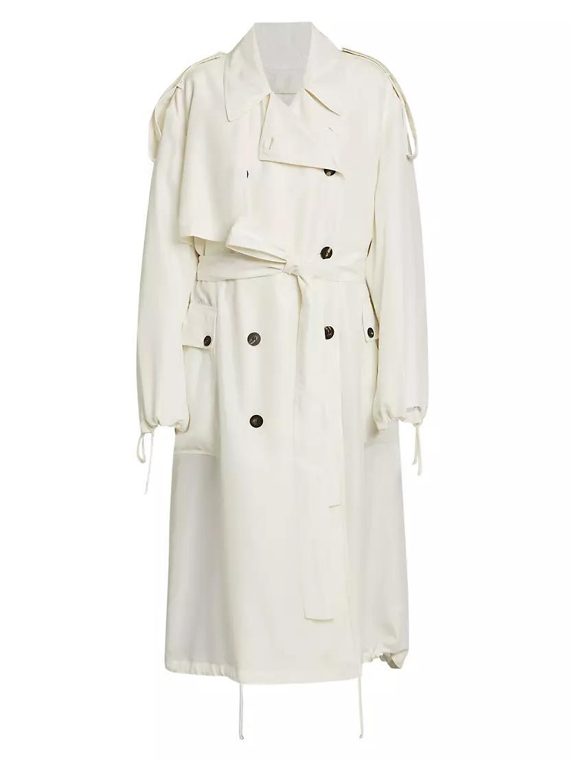 Silk Haboutay Trench Coat Product Image