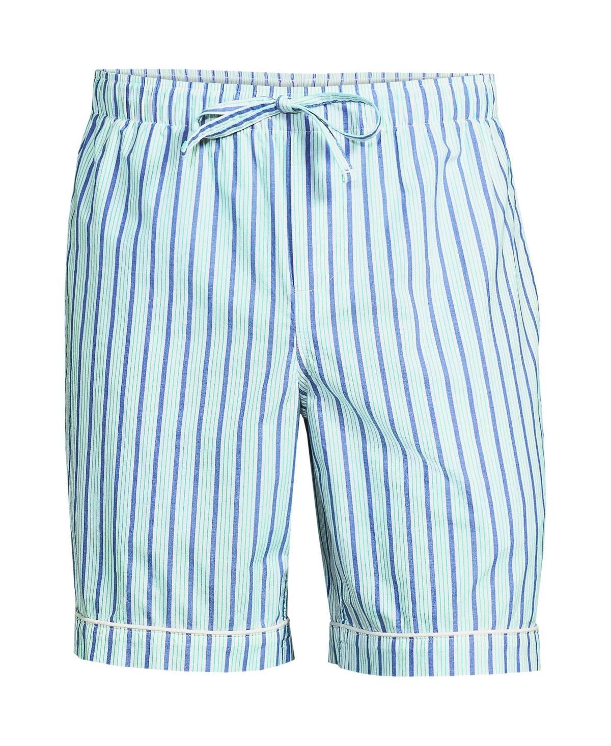 Lands End Mens Essential Pajama Shorts - White Product Image