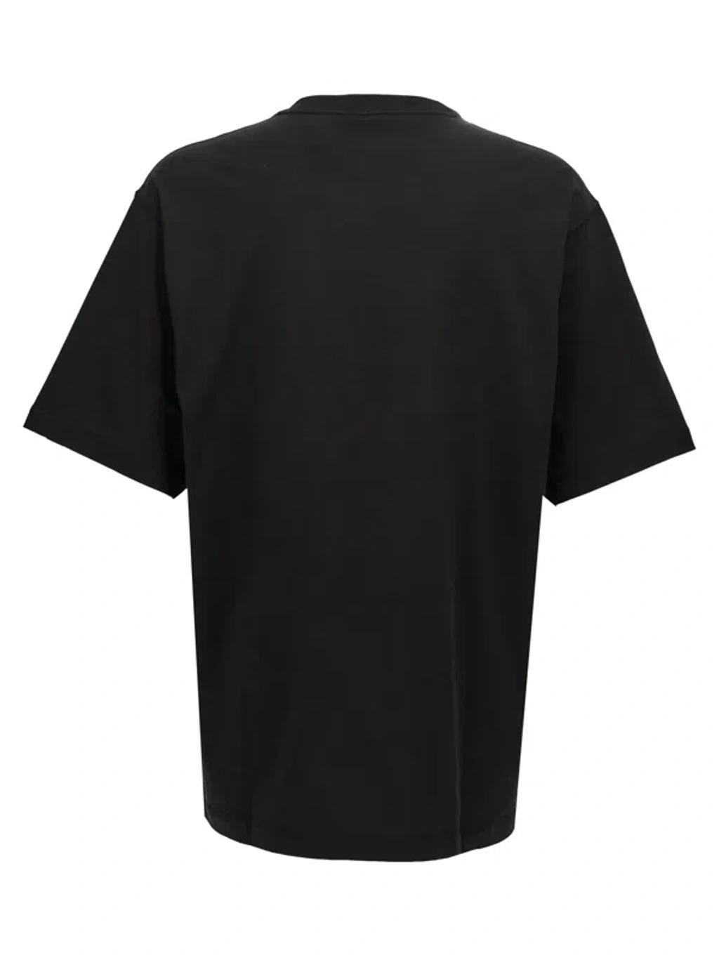 Logo Embroidery T-shirt In Black Product Image