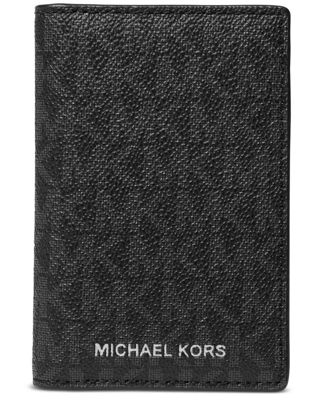 Michael Kors Mens Signature Folding Card Case - Admiral Blue Product Image