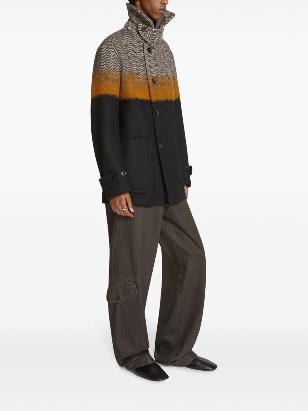 DRIES VAN NOTEN Flap-pockets Cotton Trousers In 802 Grey Product Image