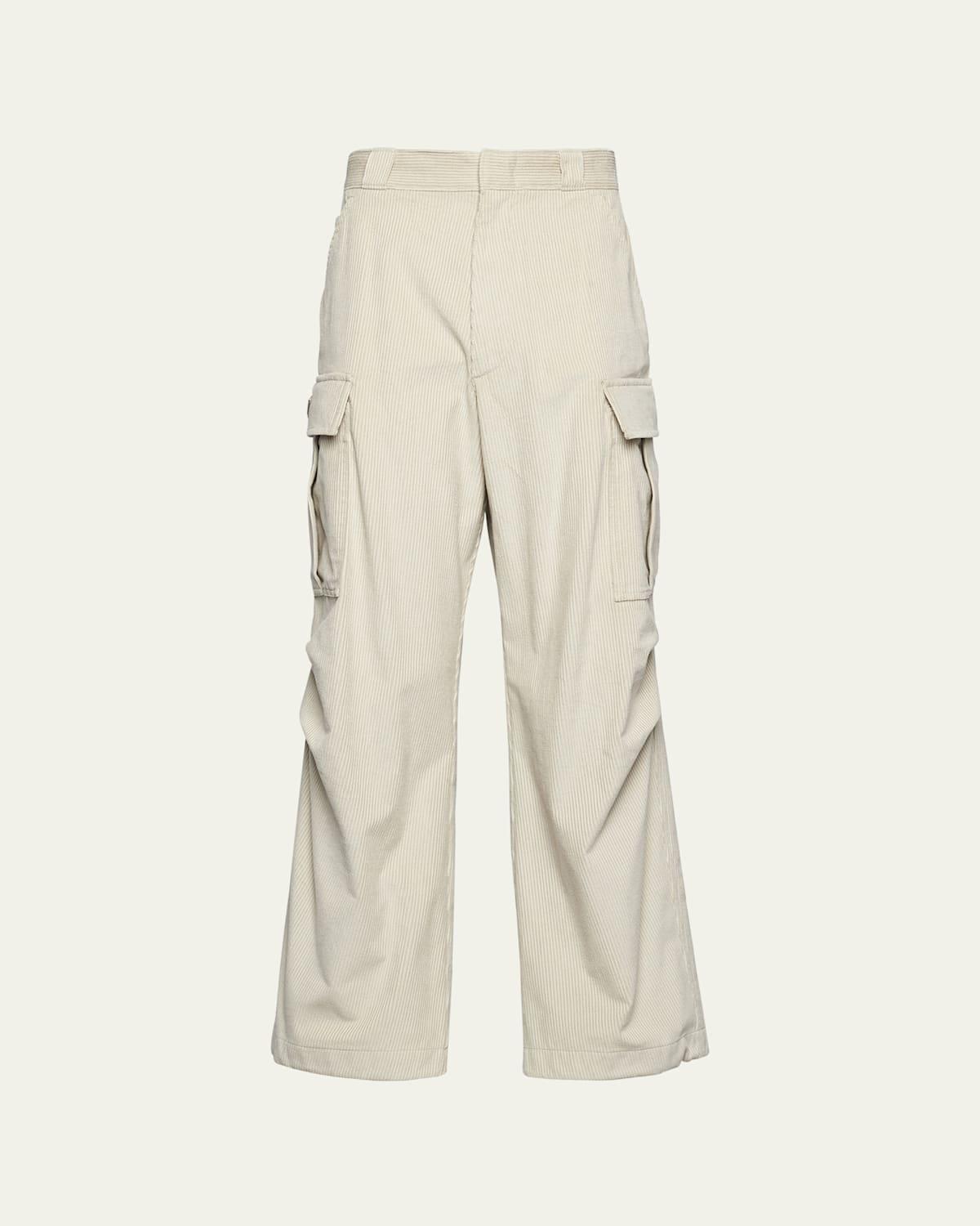 Mens Corduroy Cargo Pants Product Image