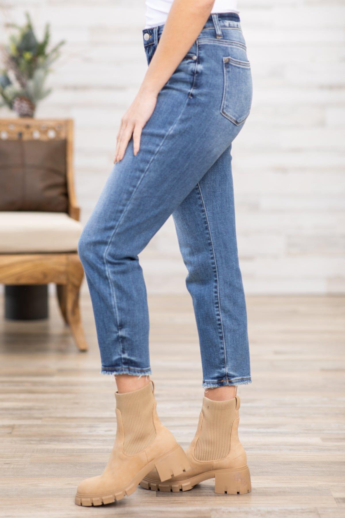 Judy Blue Non Distressed Boyfriend Jeans Product Image