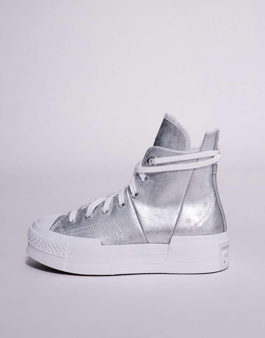 Converse Chuck 70 Plus sneakers in silver Product Image