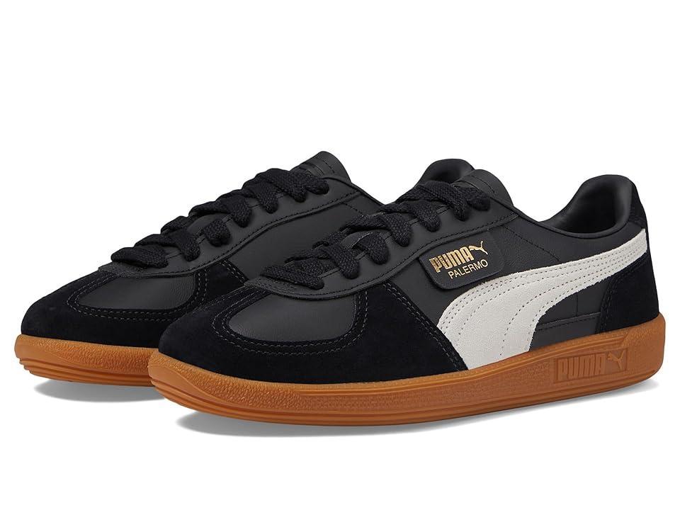 PUMA Womens Palermo - Shoes Black/White Product Image