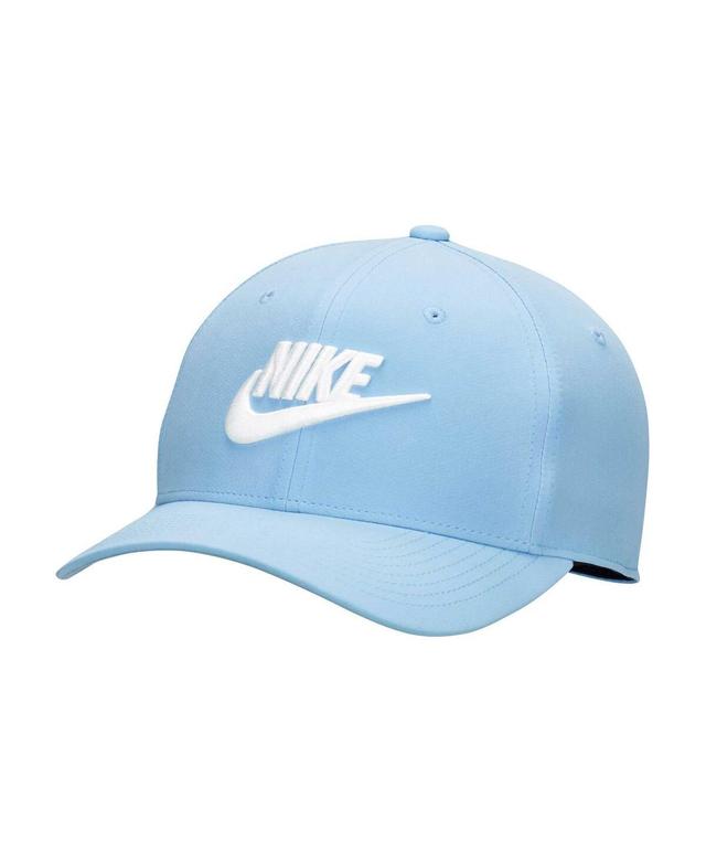 Nike Mens Light Blue Rise SwooshFlex Futura Flex Hat Product Image