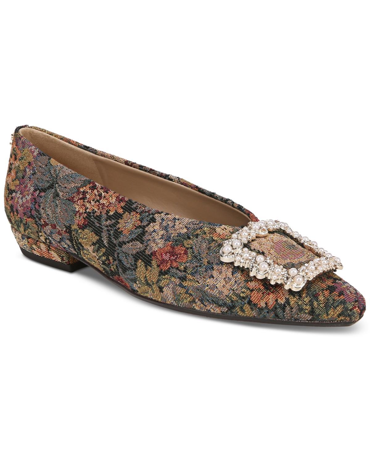 Sam Edelman Womens Janina Slip-On Embellished Buckle Flats Product Image