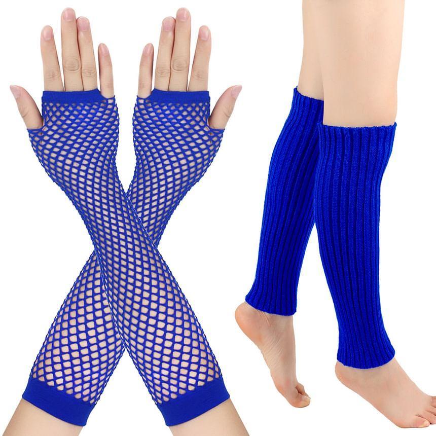 Set:  Fishnet Arm Sleeves + Calf Sleeve Product Image