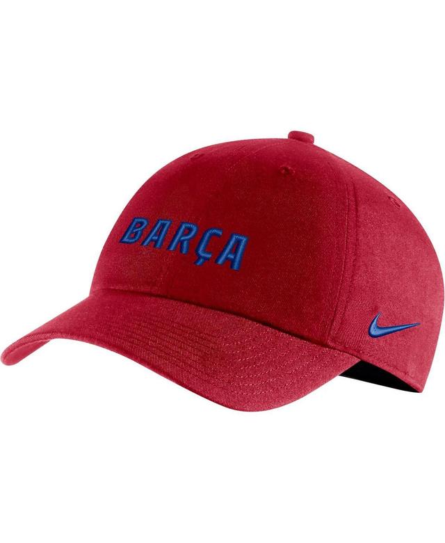 Mens Nike Crimson Barcelona Campus Performance Adjustable Hat Product Image