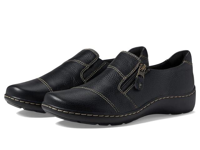 Clarks Cora Harbor Leather) Women's Shoes Product Image