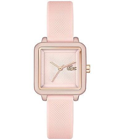 Lacoste Womens 12.12 Flow Quartz Analog Blush Silicone Strap Watch Product Image