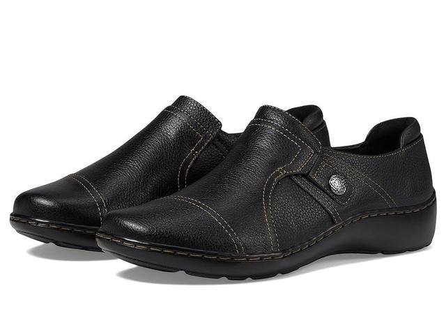 Clarks Cora Poppy Tumbled Leather) Women's Shoes Product Image