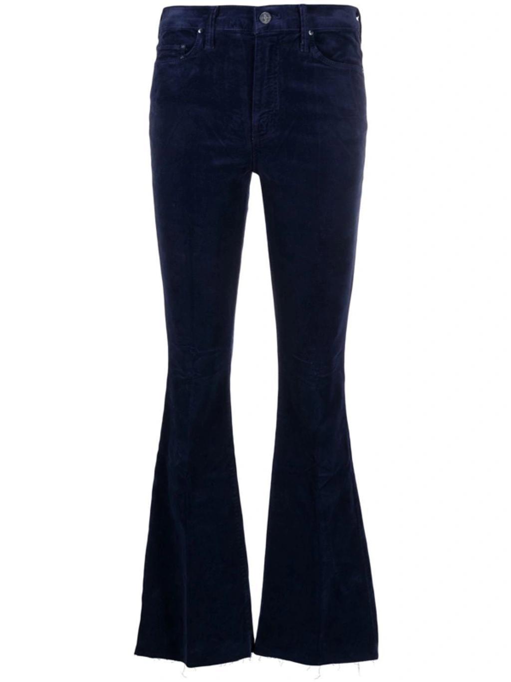 MOTHER Mid-rise Flared Jeans In Blue product image