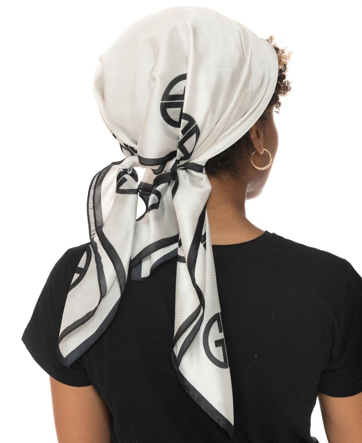 Giani Bernini Womens Signature Logo Silk Square Scarf Product Image