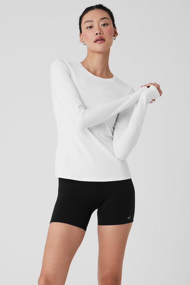 Alosoft Finesse Long Sleeve - White Product Image