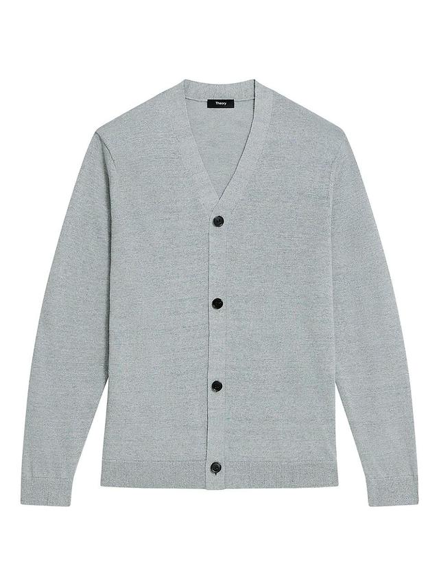 Mens Larus Linen-Blend Cardigan Product Image