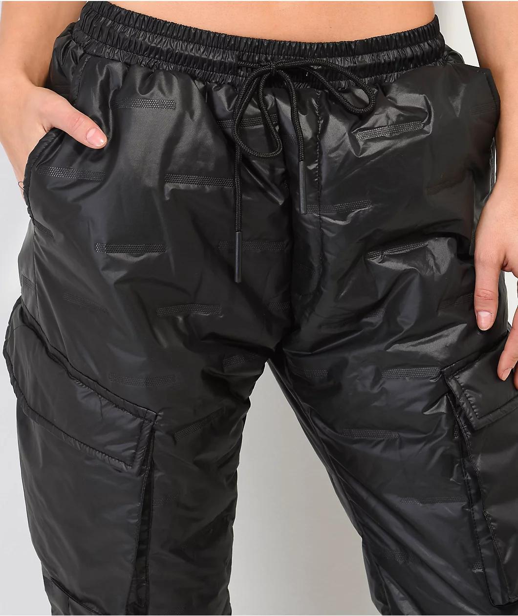 American Stitch Black Puffer Pants Product Image