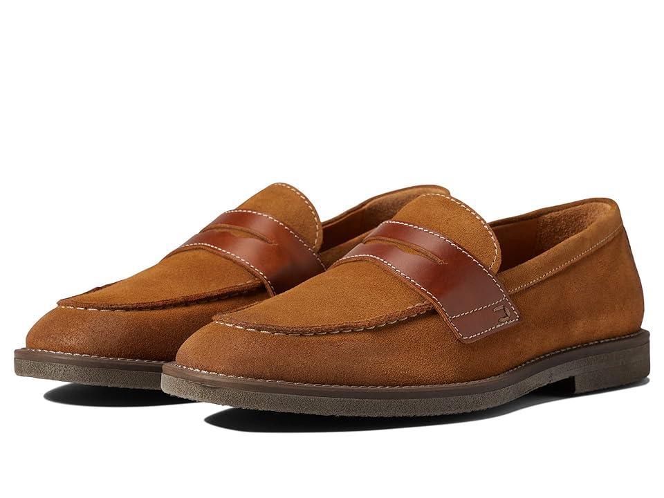 Bruno Magli Sanna (Cognac Suede) Men's Slip on  Shoes Product Image