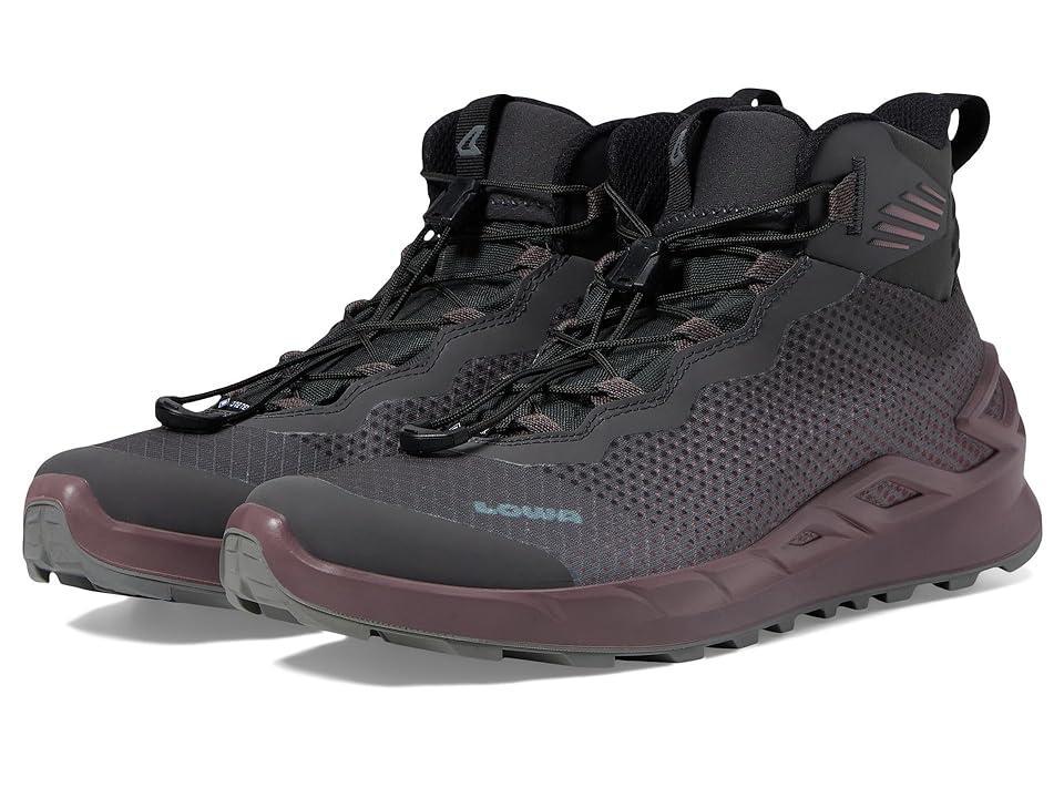 Lowa Merger GTX Mid (Rose/Black) Women's Shoes Product Image