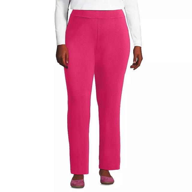 Plus Size Lands End Starfish Pull-On Straight-Leg Pants, Womens Product Image