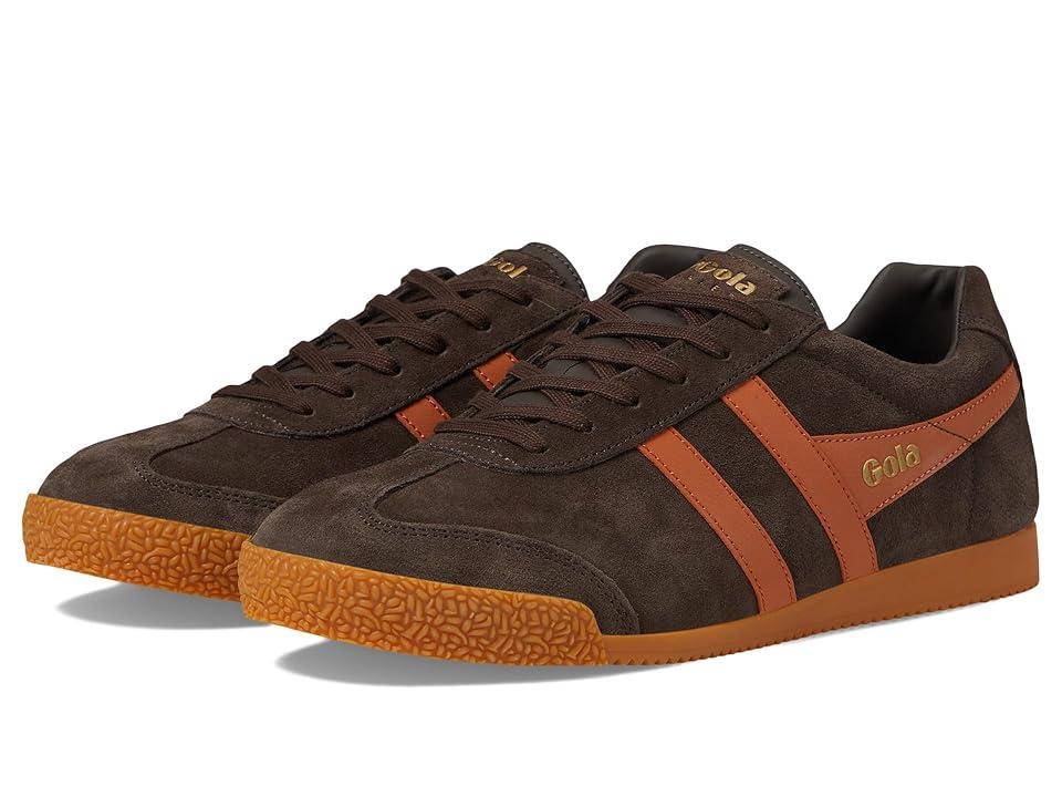 Gola Harrier (Moody Orange/Navy) Men's Shoes Product Image