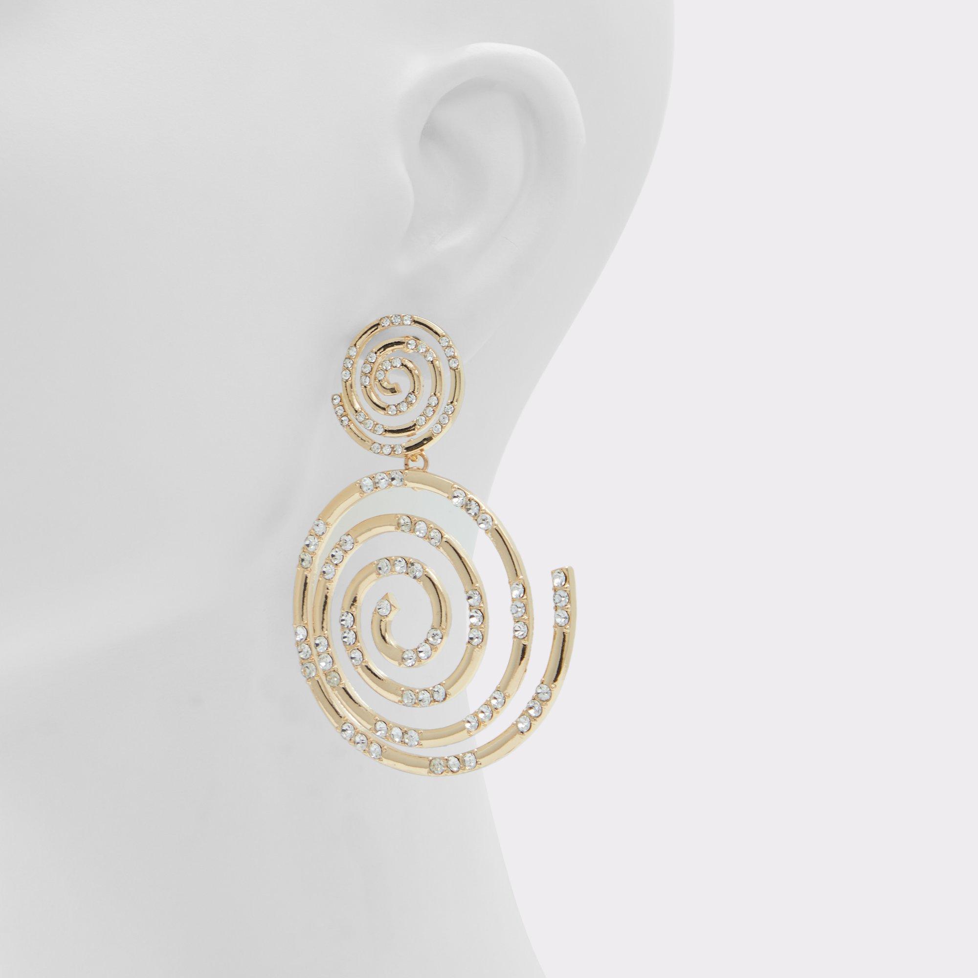 Glamswirls Gold/Clear Multi Women's Earrings | ALDO US Product Image